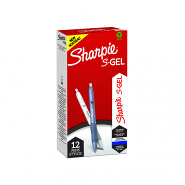 Sharpie S-Gel Fashion geelikynä 0,7 mm sininen | Rauman Konttoripalvelu Oy