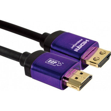SCP Premium HDMI kaapeli 4,5m 4K60 4:4:4 | Rauman Konttoripalvelu Oy