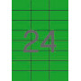 Apli tulostusetiketti 70 x 37 mm vihreä | Rauman Konttoripalvelu Oy