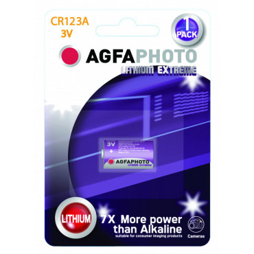 AgfaPhoto CR 123A-lithiumparisto 3V | Rauman Konttoripalvelu Oy