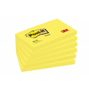 Post-it 655 neonväri keltainen viestilappu 76 x 127 mm | Rauman Konttoripalvelu Oy