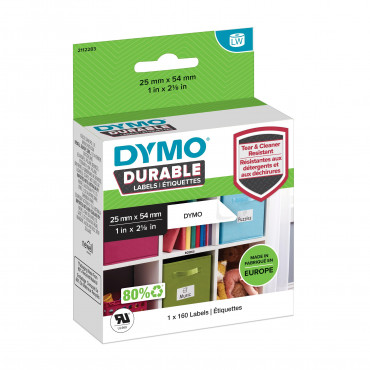 Dymo LabelWriter Durable kestotarrat 25 x 54 mm | Rauman Konttoripalvelu Oy