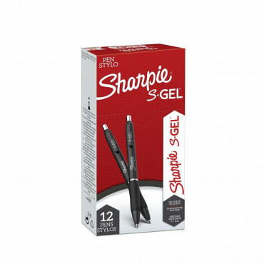 Sharpie S-Gel geelikynä 0,7 mm musta | Rauman Konttoripalvelu Oy