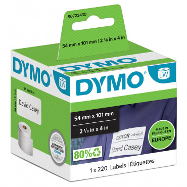 Dymo LabelWriter lähetys/nimitarrat  101 x 54 mm | Rauman Konttoripalvelu Oy