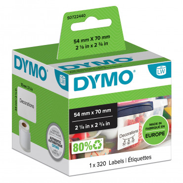 Dymo LabelWriter yleistarrat 70 x 54 mm | Rauman Konttoripalvelu Oy