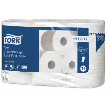 Tork WC-paperi Premium T4 valkoinen (42) | Rauman Konttoripalvelu Oy