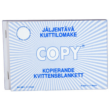 Copy kuittilomake  A6/100 vaaka jäljentävä | Rauman Konttoripalvelu Oy