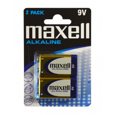 Maxell paristo 6LR61 9V 2-pack | Rauman Konttoripalvelu Oy