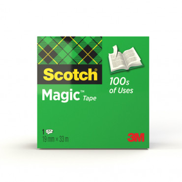 Scotch Magic 810 näkymätön teippi 19 mm x 33 m | Rauman Konttoripalvelu Oy