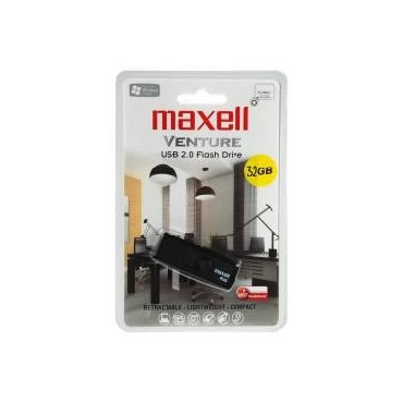 Maxell USB 32GB Venture muistitikku | Rauman Konttoripalvelu Oy
