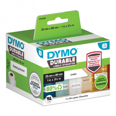 Dymo LabelWriter Durable kestotarrat 25 x 89 mm | Rauman Konttoripalvelu Oy