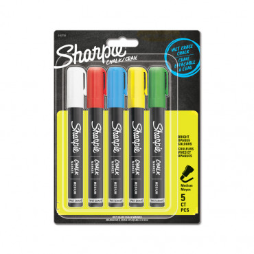 Sharpie Chalk Marker 5-blister värisarja (5) | Rauman Konttoripalvelu Oy