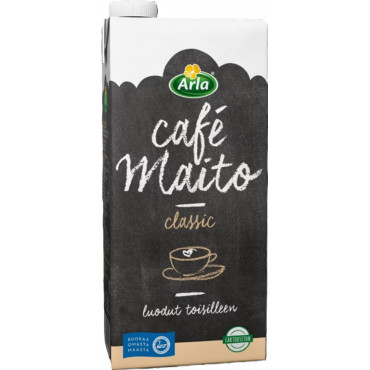 Arla Café-maito laktoositon UHT 1 L | Rauman Konttoripalvelu Oy