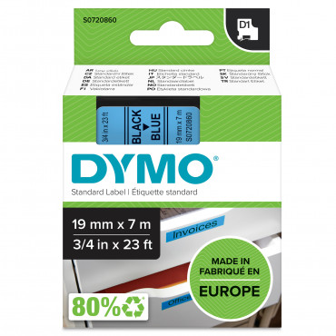 Dymo D1 tarrateippi 19 mm mu/si | Rauman Konttoripalvelu Oy