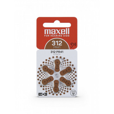 Maxell 312 kuulokojeparisto 6-pack | Rauman Konttoripalvelu Oy