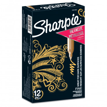 Sharpie Permanent Marker Metallic 1,4 mm kulta | Rauman Konttoripalvelu Oy