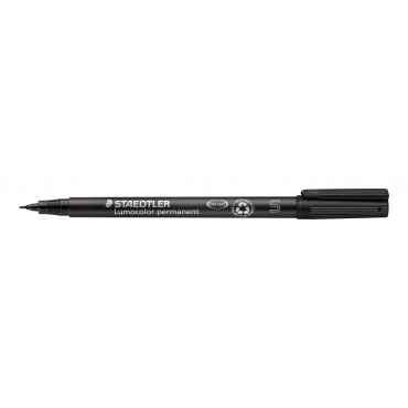 Staedtler Lumocolor S313 superfine musta 0,4 mm | Rauman Konttoripalvelu Oy