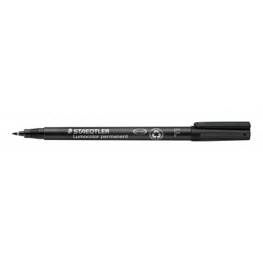 Staedtler Lumocolor F318 musta 0,6 mm | Rauman Konttoripalvelu Oy