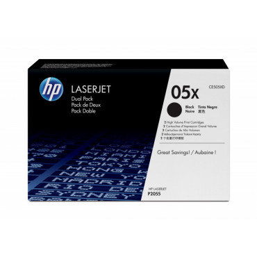 HP CE505XD värikasetti musta (2-pack) | Rauman Konttoripalvelu Oy