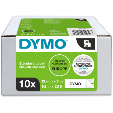 Dymo tarrateippi 12mm x 7m mu/va (10) | Rauman Konttoripalvelu Oy