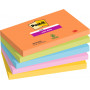 Post-it 655 Super Sticky Boost värilajitelma 76 x 127 mm (5) | Rauman Konttoripalvelu Oy