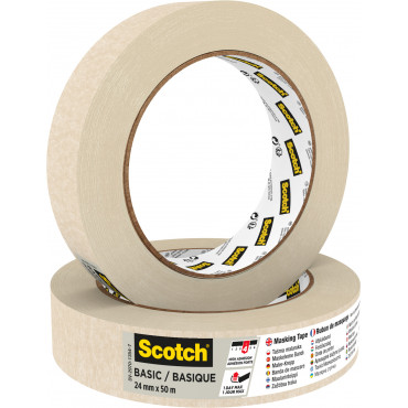 Scotch Basic maalarinteippi 24 mm x 50 m | Rauman Konttoripalvelu Oy