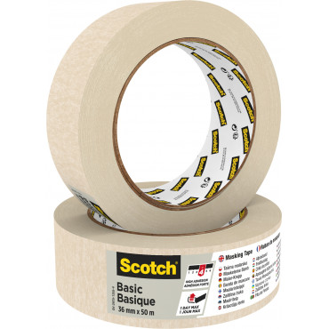 Scotch Basic maalarinteippi 36 mm x 50 m | Rauman Konttoripalvelu Oy