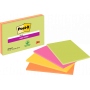 Post-it Super Sticky Meeting Notes neonvärit 203 x 152 mm (4) | Rauman Konttoripalvelu Oy