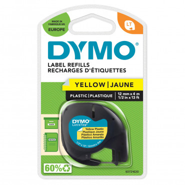 Dymo LetraTag teippi 12 mm x 4 m mu/ke | Rauman Konttoripalvelu Oy