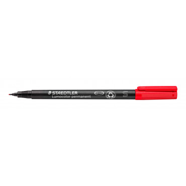 Staedtler Lumocolor S313 superfine punainen 0,4 mm | Rauman Konttoripalvelu Oy