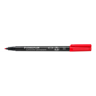 Staedtler Lumocolor M317 punainen 1,0 mm | Rauman Konttoripalvelu Oy