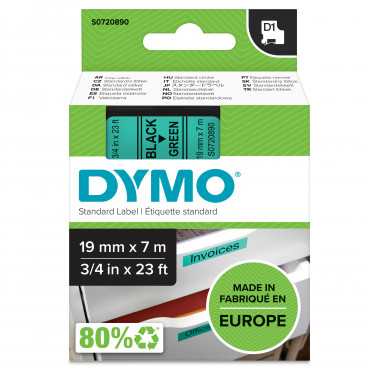 Dymo D1 tarrateippi 19 mm mu/vi | Rauman Konttoripalvelu Oy