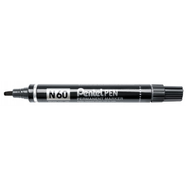 Pentel huopakynä N60 musta viisto | Rauman Konttoripalvelu Oy