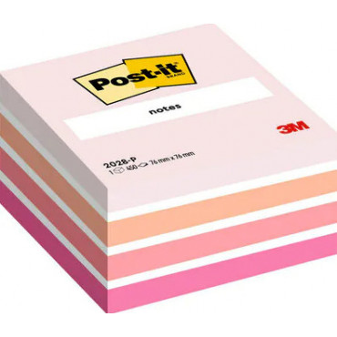 Post-it 2028 viestilappukuutio pinkki 76 x 76 mm | Rauman Konttoripalvelu Oy