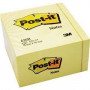 Post-it 636-B viestilappukuutio Canary Yellow 76 mm x 76 mm | Rauman Konttoripalvelu Oy