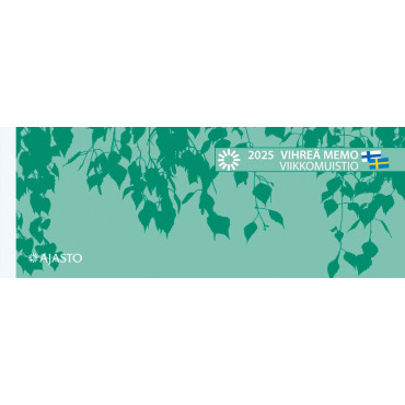 Vihreä Memo-viikkomuistio | Rauman Konttoripalvelu Oy