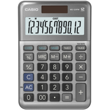 Casio MS-120fM pöytälaskin | Rauman Konttoripalvelu Oy