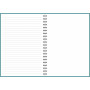 Diario Horizontal, turkoosi | Rauman Konttoripalvelu Oy