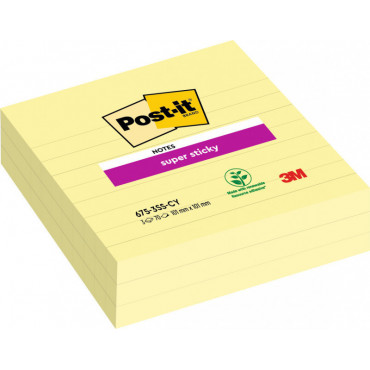 Post-it Meeting Notes 101 x 101 mm keltainen (3) | Rauman Konttoripalvelu Oy