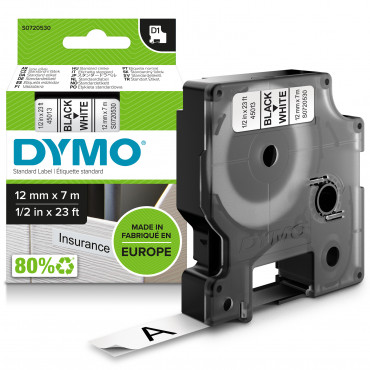 Dymo D1 tarrateippi 12 mm mu/va Dymo D1 tarrateippi 12 mm mu/va | Rauman Konttoripalvelu Oy