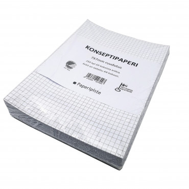 Konseptipaperi A4 7 x 7 mm Konseptipaperi A4 7 x 7 mm | Rauman Konttoripalvelu Oy