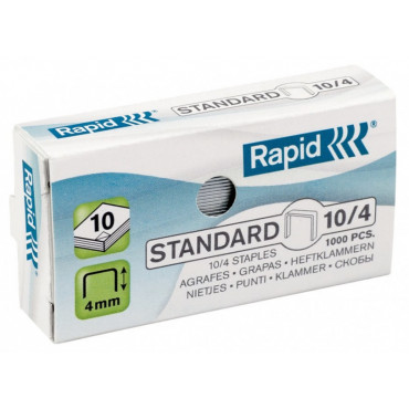Rapid niitit  Standard 10/4 (1000) Rapid niitit  Standard 10/4 (1000) | Rauman Konttoripalvelu Oy