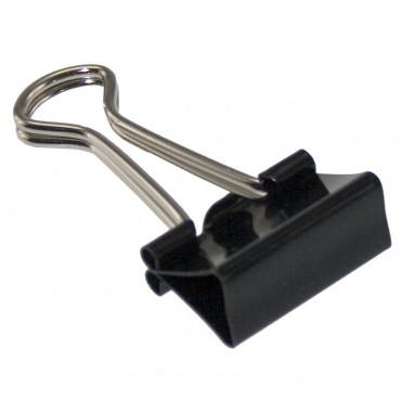 Paperipuristin 19mm musta (12) Paperipuristin 19mm musta (12) | Rauman Konttoripalvelu Oy