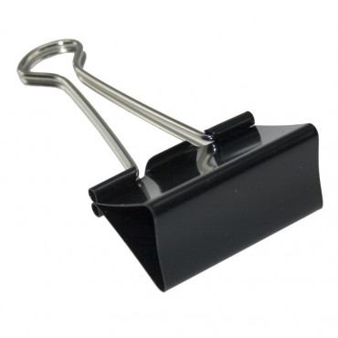 Paperipuristin 50mm musta (12) Paperipuristin 50mm musta (12) | Rauman Konttoripalvelu Oy