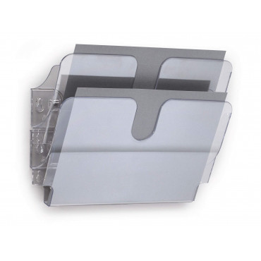 Durable Flexiplus seinäteline 2/A4 vaaka kirkas Durable Flexiplus seinäteline 2/A4 vaaka kirkas | Rauman Konttoripalvelu Oy