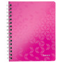 Leitz WOW PP A5 viivat muistikirja pinkki | Rauman Konttoripalvelu Oy