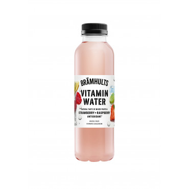 Brämhults Vitamin Water Mansikka-Vadelma mehujuoma 0,5 L | Rauman Konttoripalvelu Oy