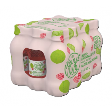 KevytOlo Vadelma-Lime mehukivennäisvesi 0,33 l kmp 12-pakki | Rauman Konttoripalvelu Oy