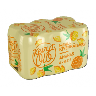 KevytOlo Ananas mehukivennäisvesi  0,33 l tlk 6-pakki | Rauman Konttoripalvelu Oy
