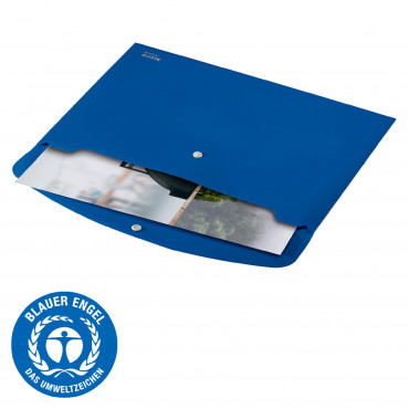 Leitz Recycle asiakirjatasku A4 PP sininen | Rauman Konttoripalvelu Oy